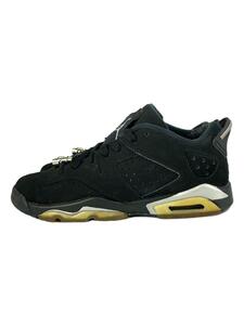 NIKE◆AIR JORDAN 6 RETRO LOW GS/エアジョーダンレトロロー/ブラック/768881-003/25