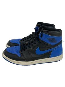 NIKE◆AIR JORDAN 1 RETRO HIGH OG/エアジョーダン1レトロハイ/ブラック/29cm/BLK