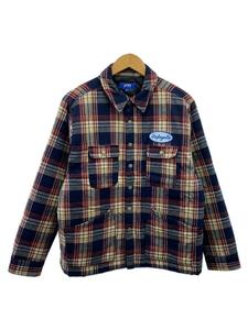 Lafayette◆LFYT/FLANNEL SHIRT JACKET/L/コットン/マルチカラー/チェック/LA221014