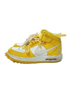 NIKE◆OFF-WHITE X AIR FORCE 1 MID_オフホワイト X エアフォース 1 ミッド/27cm/YLW