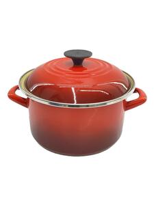 LE CREUSET◆キャセロール/両手鍋/20cm/3.7L/RED