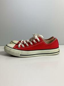 CONVERSE◆ローカットスニーカー/25.5cm/RED/キャンバス/M9696