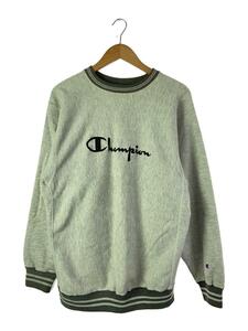 Champion◆90s/スクリプトロゴ/reverse weave/スウェット/XL/コットン/GRY