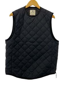 snow peak◆Recycled Ny Ripstop Down Vest/L/ナイロン/BLK/JK-20AU018