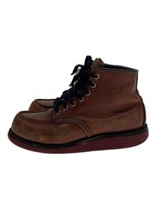 RED WING◆6 Classic Moc/エンジニアブーツ/US8/BRW/レザー/9106/擦れダメージ考慮