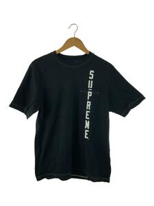 Supreme◆Contrast Stitch pocket Tee/Tシャツ/S/コットン/BLK