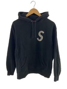 Supreme◆21SS/Swarovski S Logo Hooded Sweatshirt/パーカー/S/コットン/BLK