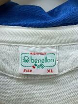 80s/90s/イタリア製/beneton/長袖Tシャツ/XL/コットン/WHT_画像3
