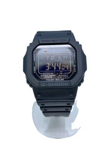 CASIO◆ソーラー腕時計_G-SHOCK/デジタル/BLK/BLK