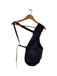 Engineered Garments◆ナイロンベスト/-/ナイロン/ブラック/shoulder vest