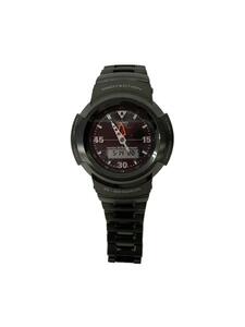 CASIO◆クォーツ腕時計/デジアナ/ステンレス/BLK/AWM-500-1AJF