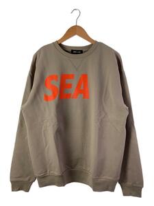 WIND AND SEA◆スウェット/XL/コットン/KHK/WDS-SEA-Q2-01