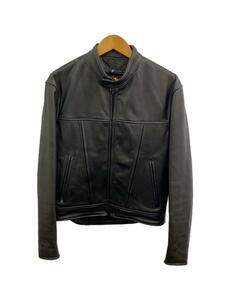 JOHNSON LEATHER/レザージャケット・ブルゾン/40/牛革/BLK