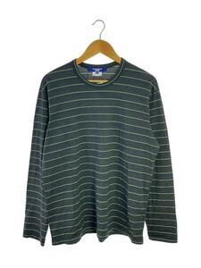 JUNYA WATANABE COMME des GARCONS MAN◆長袖Tシャツ/M/コットン/BLK/ボーダー/WL-T026