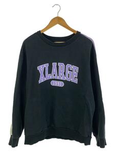 X-LARGE◆スウェット/L/コットン/BLK/101211012002/汚れ有