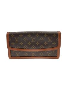 LOUIS VUITTON◆ポシェット・ダムGM_モノグラム・キャンバス_BRW/PVC/BRW