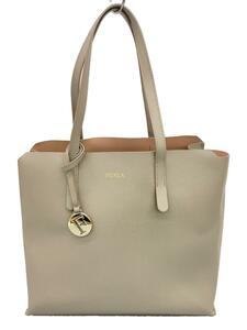 FURLA◆SALLY/トートバッグ/レザー/GRY/8050560988739