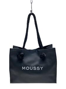 MOUSSY◆バッグ/-/ブラック/無地