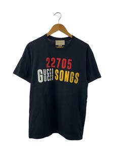 GUCCI◆グッチ/The R Music 22705 GUCCI SONGS/Tシャツ/S/コットン/615044 XJDXA