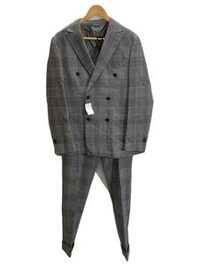 THE SUIT COMPANY◆セットアップ/-/ウール/GRY/チェック