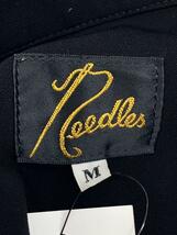 Needles◆Piping Cowboy Shirt Jacket/M/ポリエステル/BLK/無地/J0169_画像3
