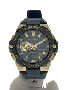 CASIO* solar wristwatch _G-SHOCK/ analogue / Raver /BLK/BLK