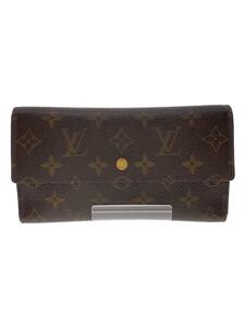 LOUIS VUITTON◆ポルト・トレゾール・インターナショナル_モノグラム・キャンバス_BRW/PVC/ブラウン/レディース