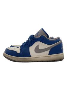 NIKE◆AIR JORDAN 1 LOW_エアジョーダン1 ロー/27cm/BLU