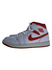 NIKE◆AIR JORDAN 1 MID_エア ジョーダン 1 ミッド/26.5cm/WHT