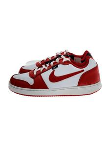 NIKE◆EBERNON LOW PRM_エバノン ロー プレミアム/28.5cm/RED/レザー