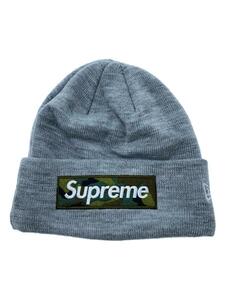 Supreme◆Box Logo Beanie/23AW/FREE/アクリル/GRY/無地/メンズ