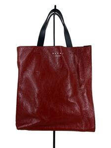 MARNI◆TILE TUMBLED LEATHER MUSEO /トートバッグ/-/RED/SHMP0018U1 P2644