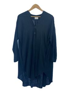 Honnete◆17SS/長袖ワンピース/5/リネン/BLK