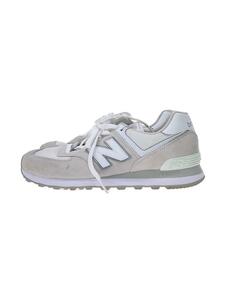 NEW BALANCE◆ML574/ホワイト/27cm/WHT