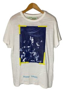 OFF-WHITE◆Tシャツ/XS/コットン/WHT/Caravaggio Tee