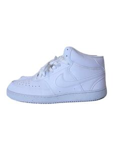 NIKE◆COURT VISION MID NN_コート ビジョン ミッド NN/28.5cm/WHT/レザー