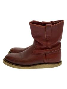 RED WING◆ペコスブーツ/US8/RED/レザー