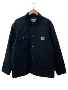 Carhartt◆ジャケット/XL/コットン/BLK/無地/カバーオール/ブラック