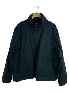 POLO RALPH LAUREN◆ブルゾン/XXL/-/BLK/無地