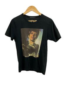 THEE HYSTERIC XXX◆david bowie/Tシャツ/S/コットン/BLK/無地