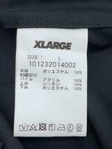 X-LARGE◆半袖シャツ/L/ポリエステル/BLK/無地/101232014002_画像3