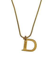 Christian Dior◆ネックレス/-/GLD/トップ有/レディース/Dロゴ