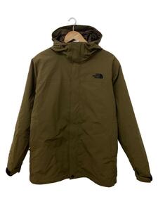 THE NORTH FACE◆CASSIUS TRICLIMATE JACKET_カシウストリクライメイトジャケット/M/ナイロン/KHK/無地