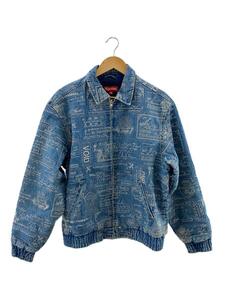 Supreme◆20SS/Checks Embroidered Denim Jacket/ジャケット/M/デニム/IDG