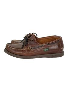 Paraboot◆デッキシューズ/UK5.5/ブラウン/レザー/1120