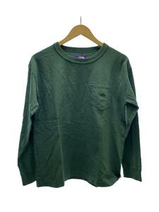 THE NORTH FACE PURPLE LABEL◆長袖Tシャツ/M/コットン/GRN/無地/NT3102N