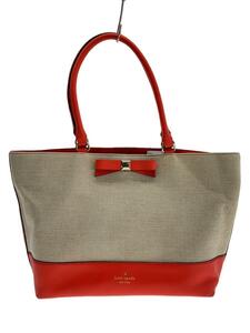 kate spade new york◆トートバッグ/-/RED