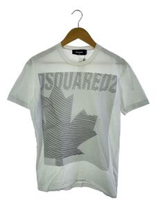 DSQUARED2◆Tシャツ/M/コットン/WHT/無地/S78GD0048//