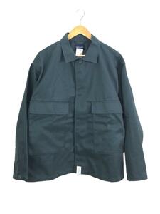 DESCENDANT◆TWILL JACKET/ツイルジャケット/ジャケット/3/ポリエステル/GRN/無地//