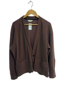 JieDa◆21AW/RIPPLE CARDIGAN/カーディガン/1/レーヨン/BRW/Jie-21W-RP-CT02//